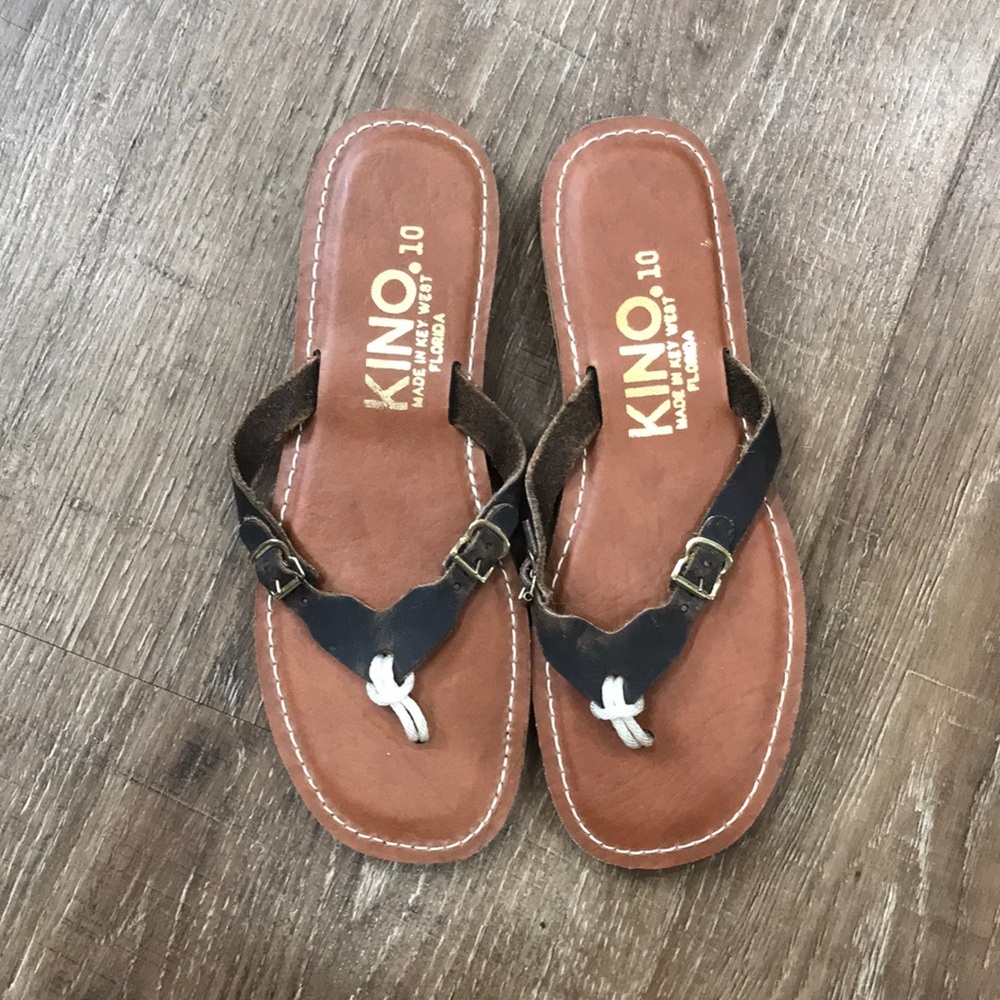 Women’s kino sandals. Handmade in key west